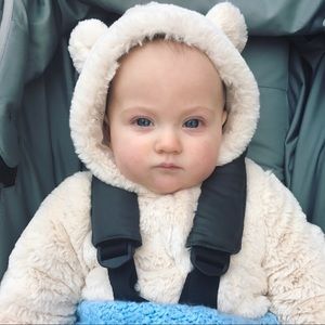 Plush Fleece Baby Bunting from Zara